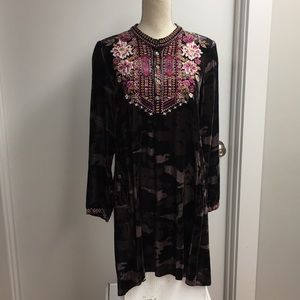 Johnny Was Valmere Henley Tunic Dress (K,L)